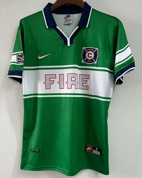 Retro Chicago Fire 1998 Away Soccer Jersey