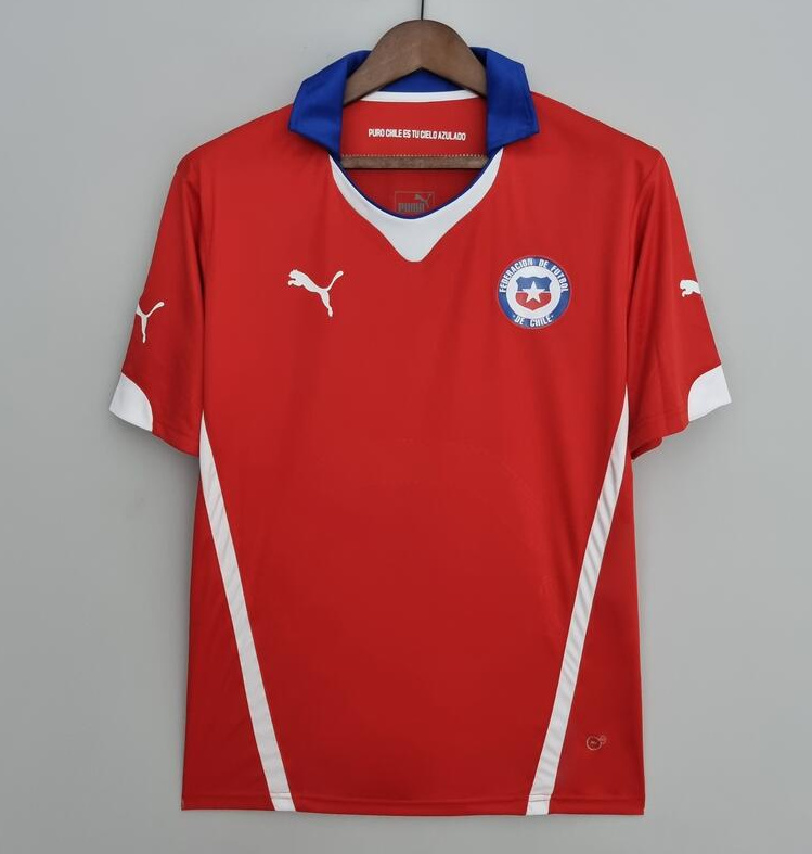 Retro Chile 2014 Home Soccer Jersey