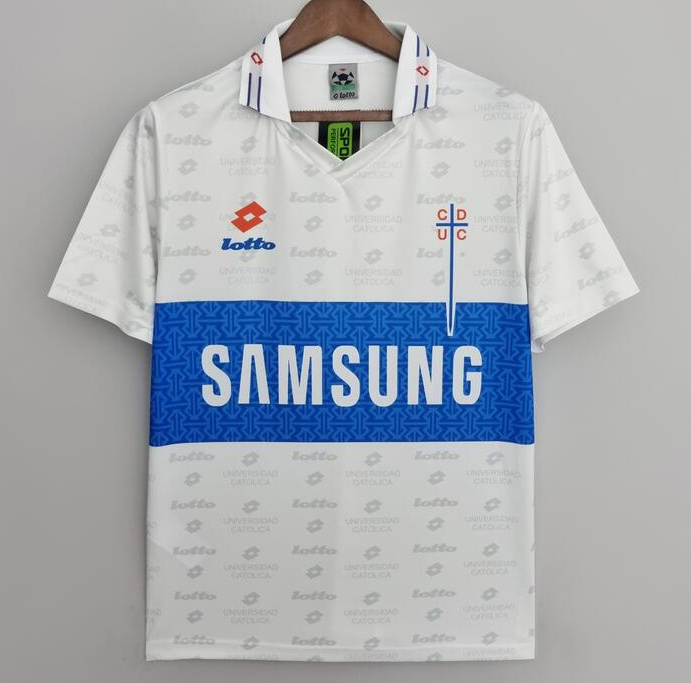 Retro Club Deportivo Universidad Católica 1996 3rd Away Soccer Jersey