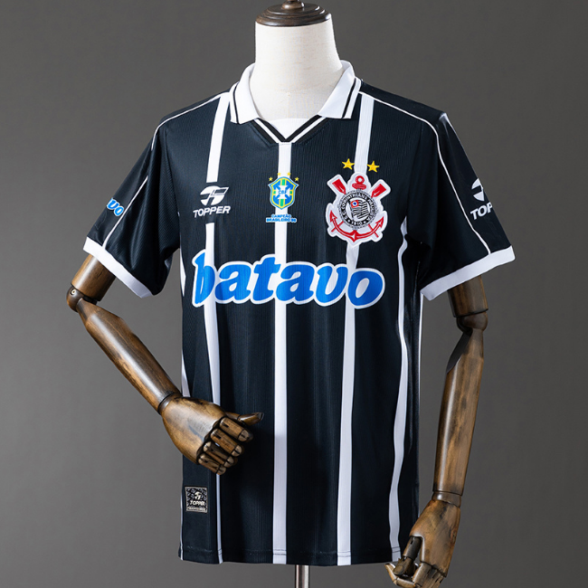 Retro Corinthians 1999-2000 Away Soccer Jersey
