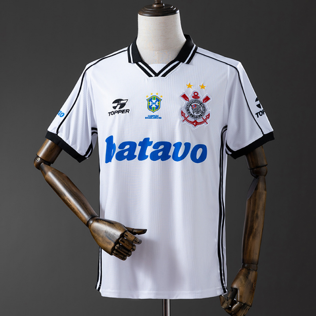 Retro Corinthians 1999-2000 Home Soccer Jersey