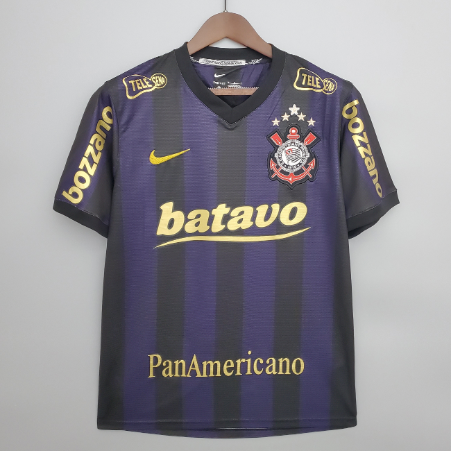 Retro Corinthians 2009-10 Away Soccer Jersey