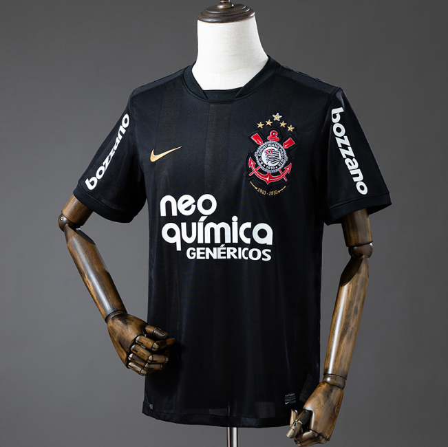 Retro Corinthians 2010-11 Away Soccer Jersey