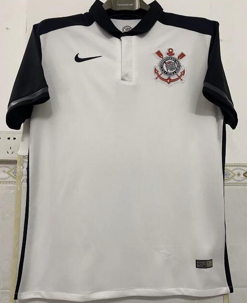 Retro Corinthians 2015-16 Home Soccer Jersey