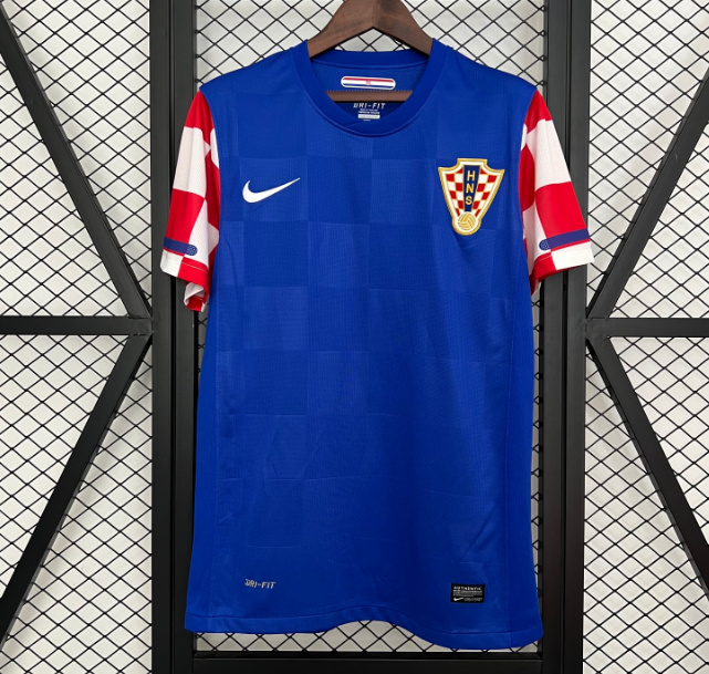 Retro Croatia 2010 Away Soccer Jersey