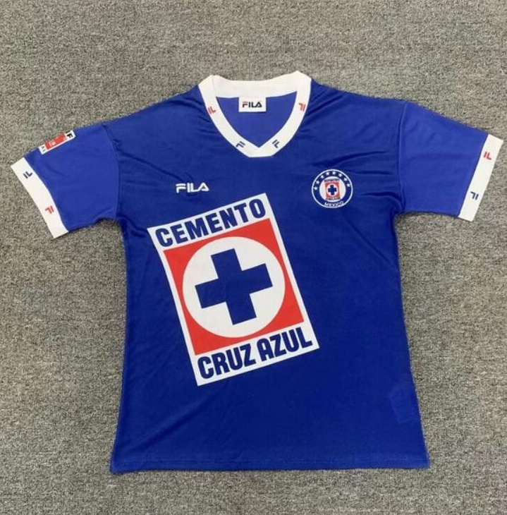 Retro Cruz Azul 1996 Home Soccer Jersey