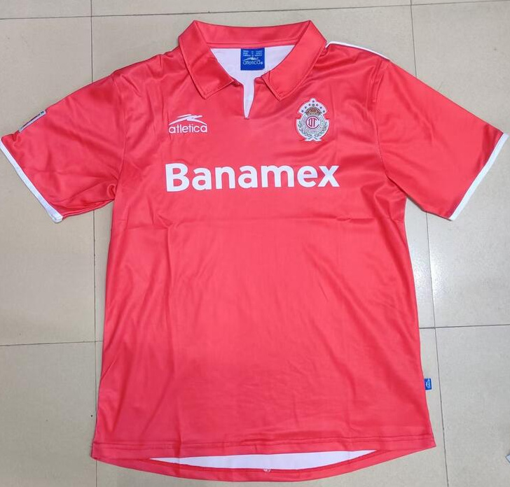 Retro Deportivo Toluca 2004-05 Home Soccer Jersey