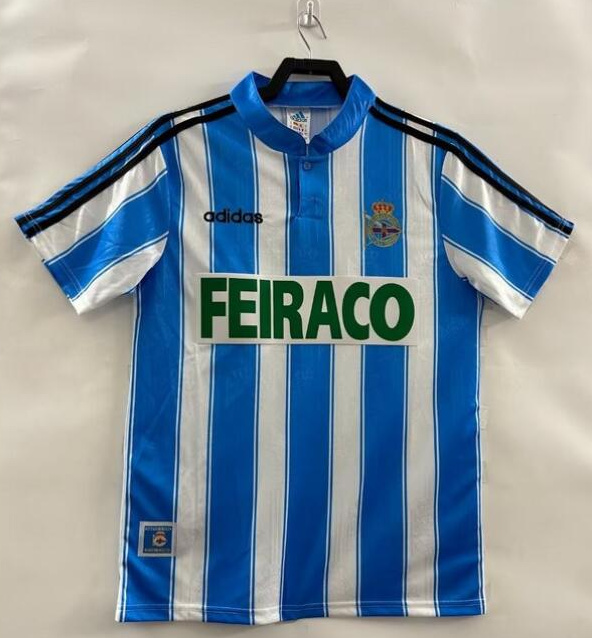 Retro Deportivo de La Coruna 1997-98 Home Soccer Jersey