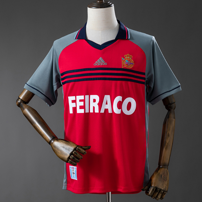 Retro Deportivo de La Coruna 1998-99 Away Soccer Jersey