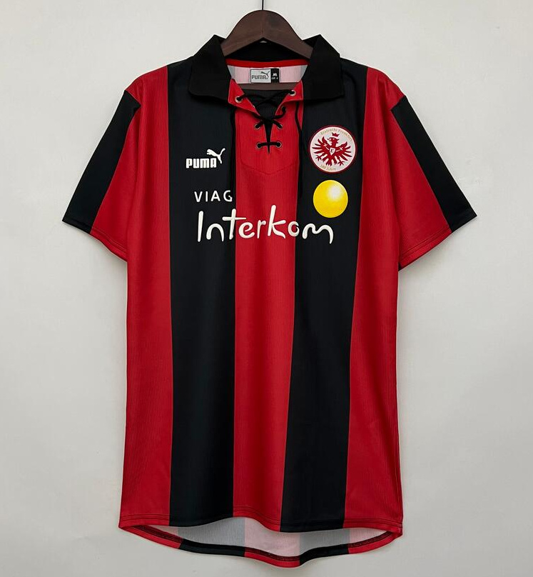 Retro Eintracht Frankfurt 1998-2000 Home Soccer Jersey