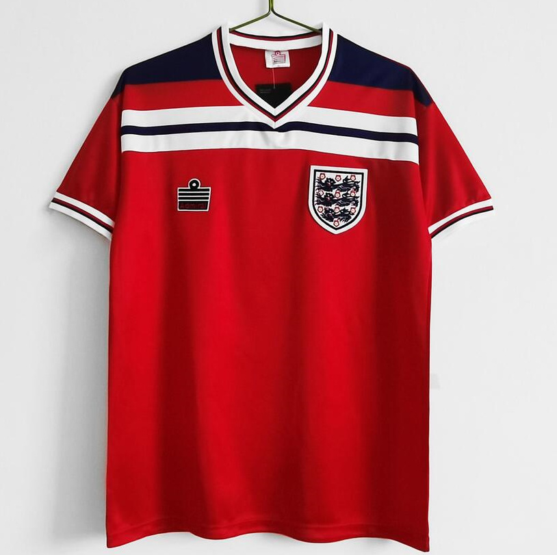 Retro England 1982 Home Soccer Jersey