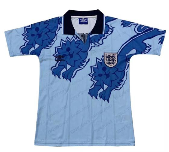 Retro England 1992 Away Soccer Jersey