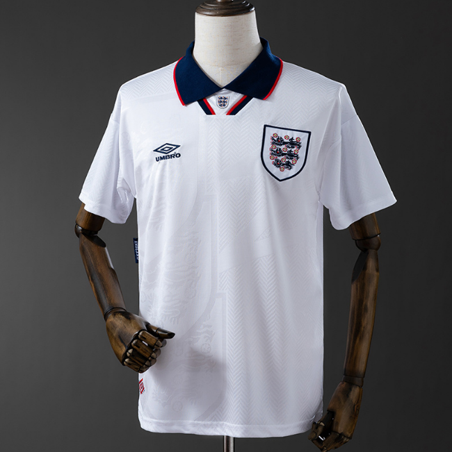 Retro England 1994-95 Home Soccer Jersey