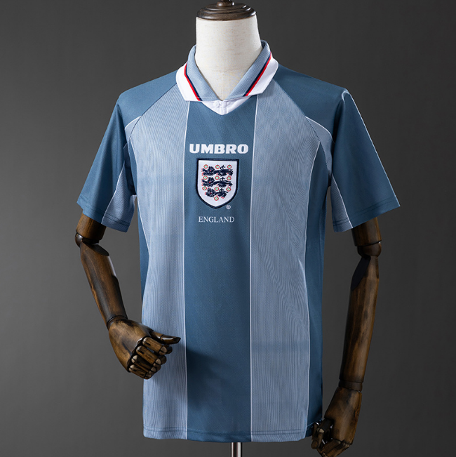 Retro England 1996 Away Soccer Jersey