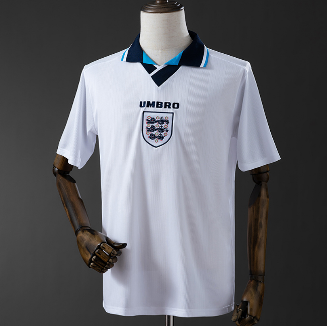 Retro England 1996 Home Soccer Jersey