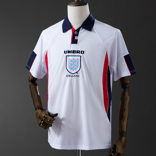 Retro England 1998 Home Soccer Jersey