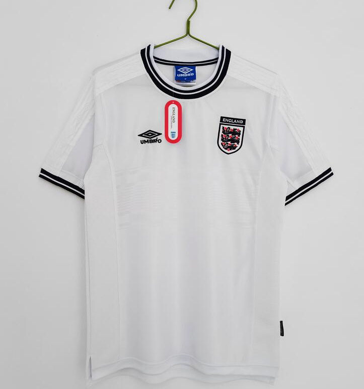 Retro England 1999-01 Home Soccer Jersey