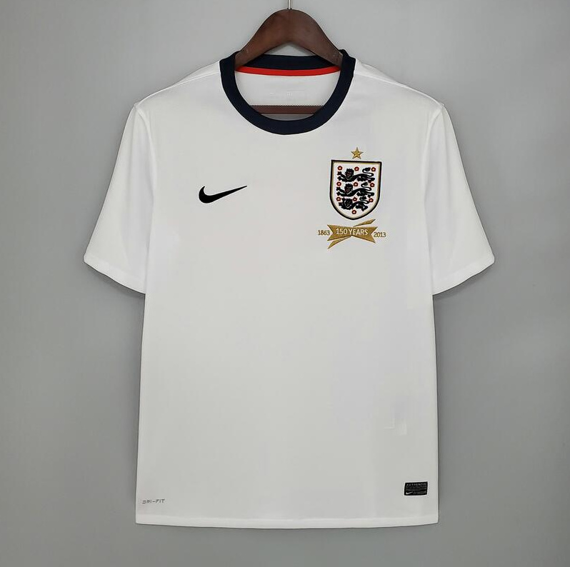 Retro England 2013 Home Soccer Jersey