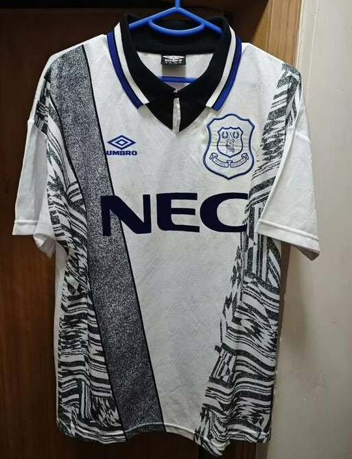 Retro Everton 1994-95 Away Soccer Jersey