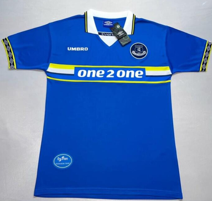 Retro Everton 1997-99 Away Soccer Jersey