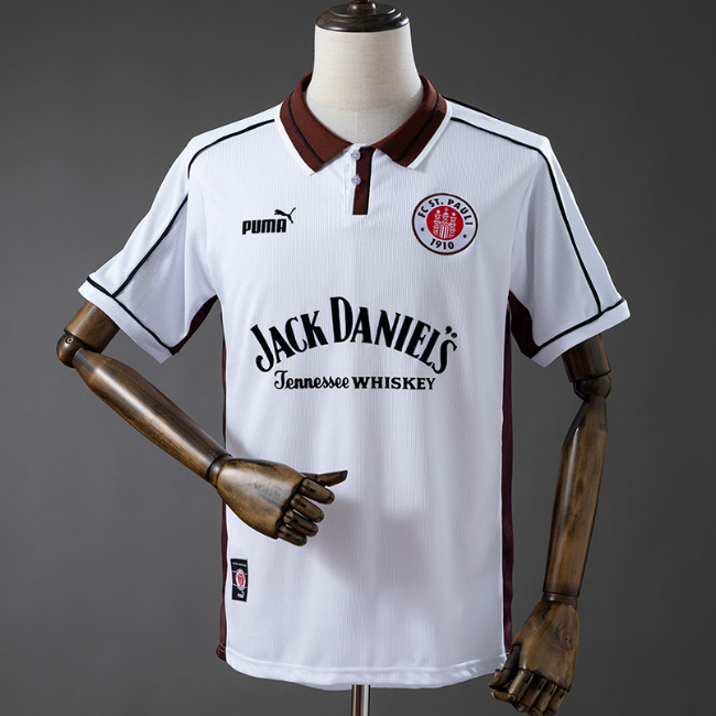 Retro FC St Pauli 1999-2000 Home Soccer Jersey