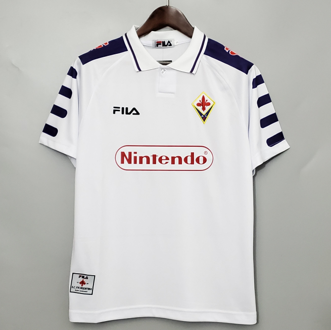 Retro Fiorentina 1998-99 Away Soccer Jersey