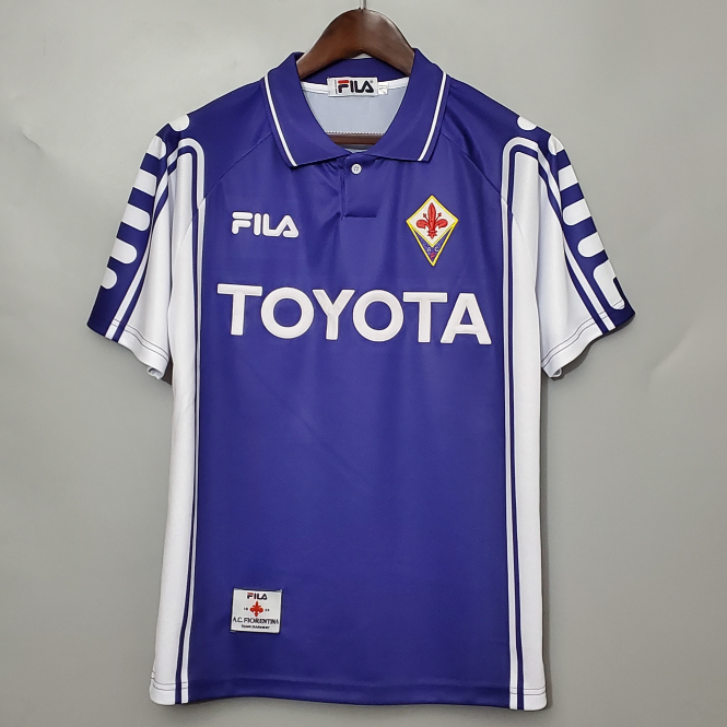 Retro Fiorentina 1999-2000 Home Soccer Jersey
