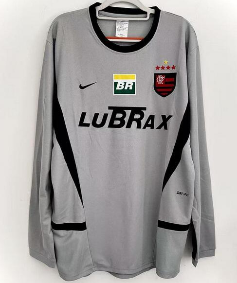 Retro Flamengo 2002-03 Goalkeeper Long Sleeve Soccer Jersey