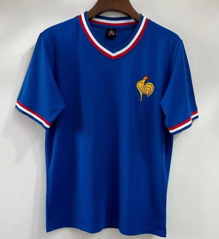 Retro France 1971 Home Soccer Jersey