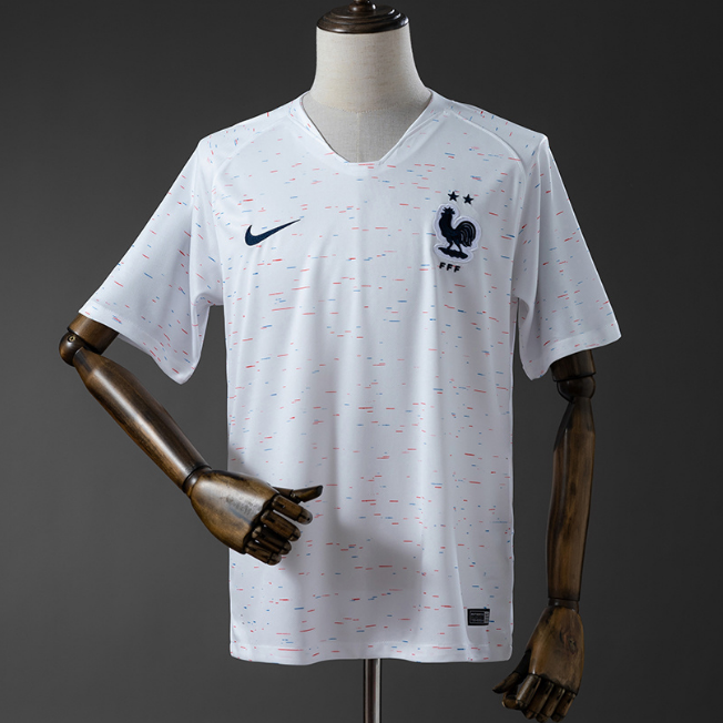 Retro France 2018 Away Soccer Jersey
