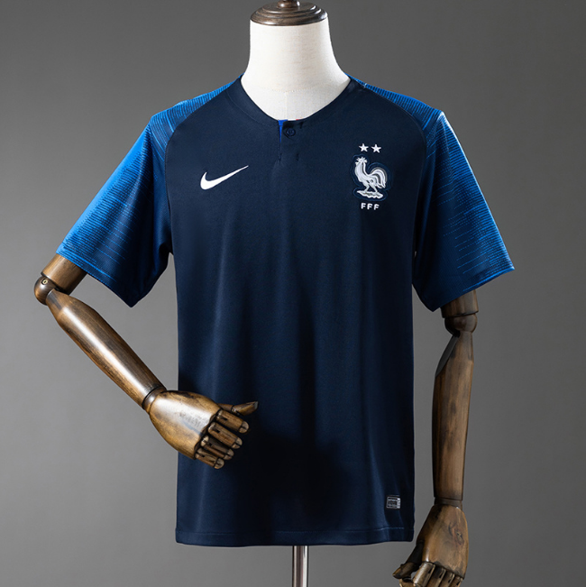 Retro France 2018 Home Soccer Jersey