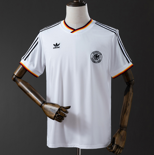 Retro Germany 1986 Home Soccer Jersey
