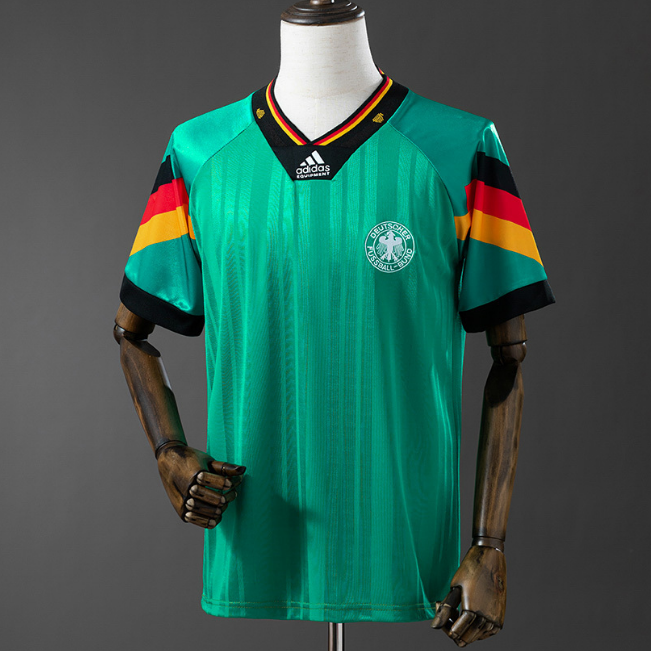 Retro Germany 1992 Away Soccer Jersey