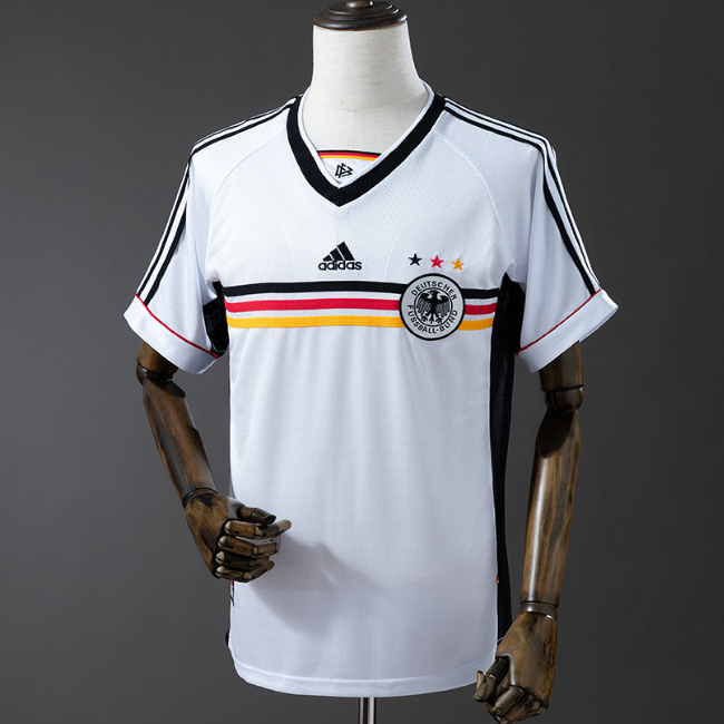 Retro Germany 1998 Home Soccer Jersey