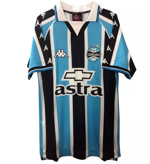 Retro Gremio 2000 Home Soccer Jersey