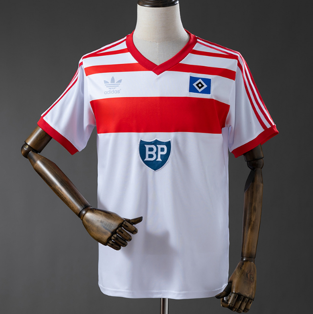Retro Hamburger 1983 Home Soccer Jersey