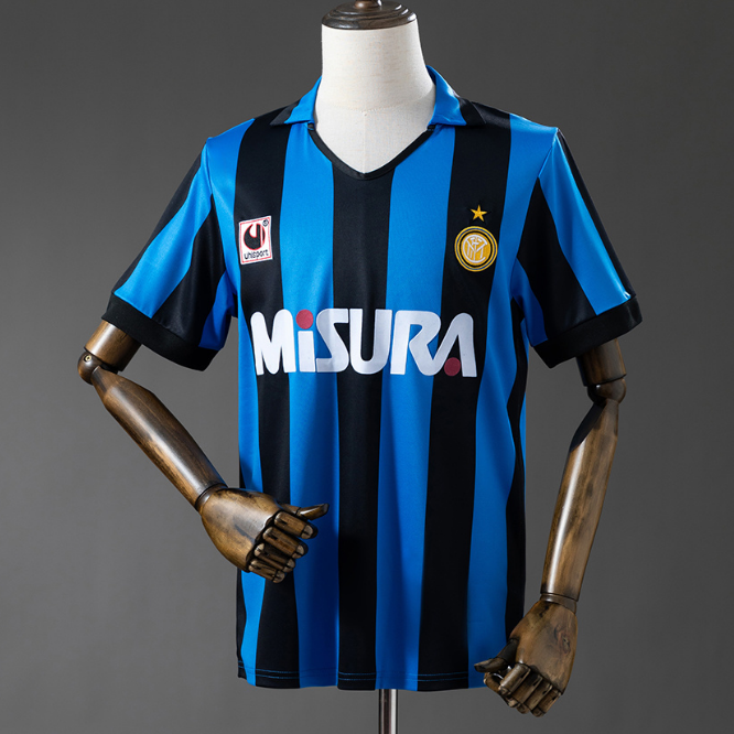 Retro Inter Milan 1990-91 Home Soccer Jersey
