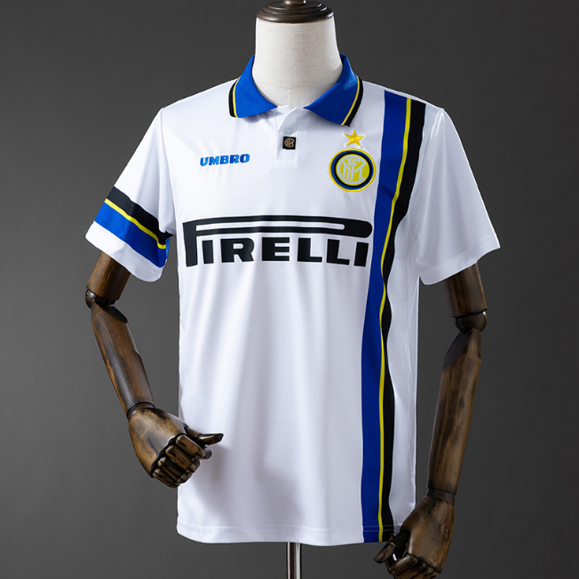 Retro Inter Milan 1997-98 Away Soccer Jersey