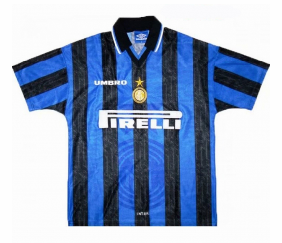 Retro Inter Milan 1997-98 Home Soccer Jersey