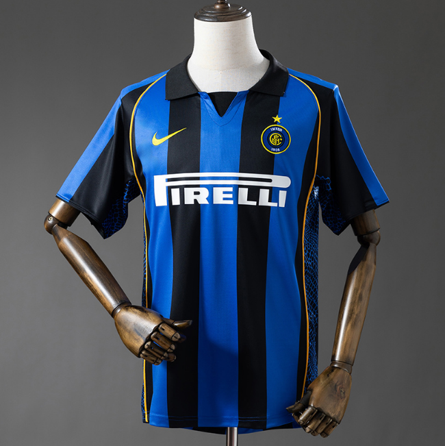 Retro Inter Milan 2001-02 Home Soccer Jersey
