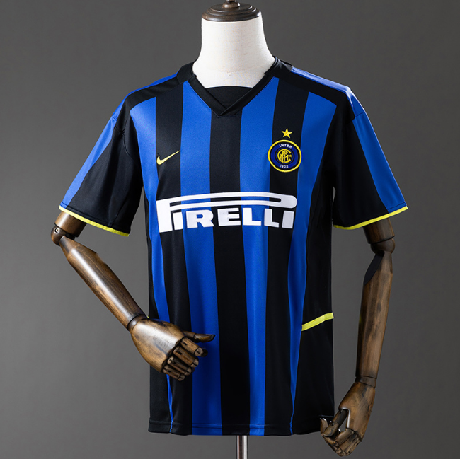 Retro Inter Milan 2002-03 Home Soccer Jersey