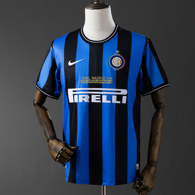 Retro Inter Milan 2009-10 Home Soccer Jersey UCL Final Match