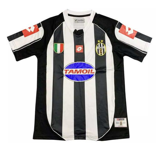 Retro Juventus 02-03 Home Soccer Jersey
