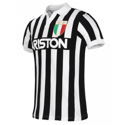 Retro Juventus 1984 Home Soccer Jersey