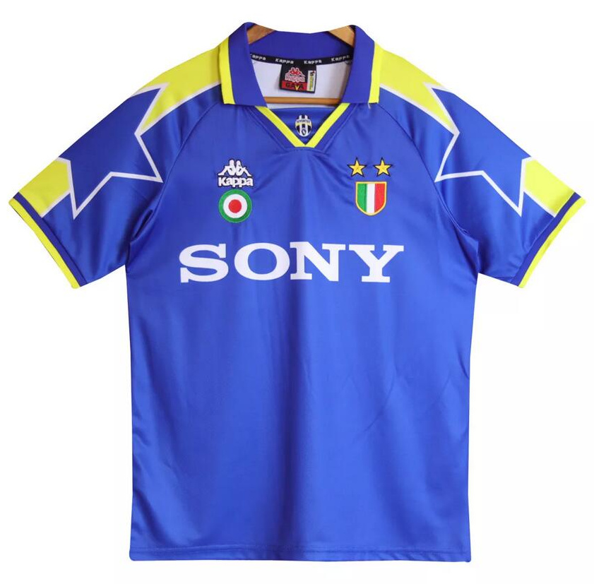 Retro Juventus 1995-96 Away Soccer Jersey