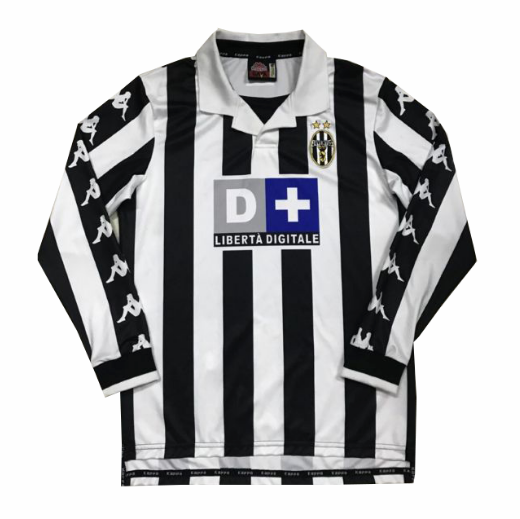 Retro Juventus 1999-2000 Home Long Sleeve Soccer Jersey