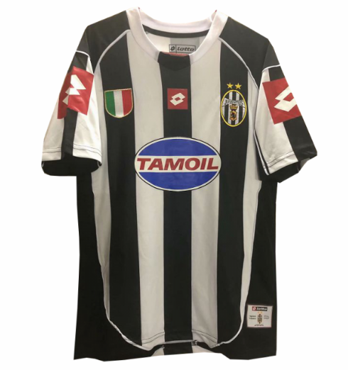 Retro Juventus 2002-2003 Home Soccer Jersey