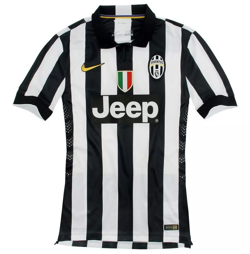 Retro Juventus 2014-15 Home Soccer Jersey