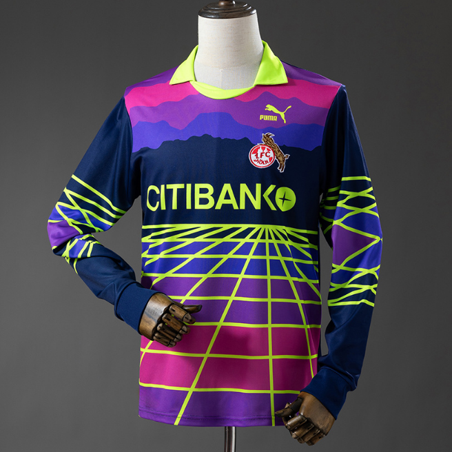 Retro Koln 1991-92 Goalkeeper Long Sleeve Soccer Jersey