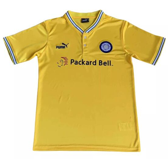Retro Leeds United 1990 Away Soccer Jersey